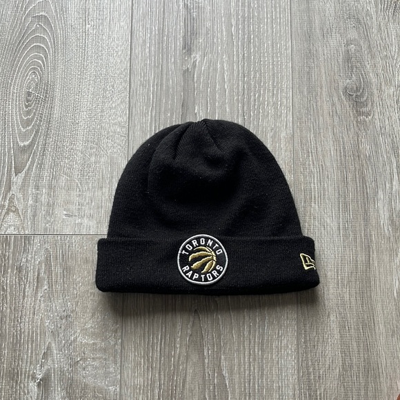 Toronto Raptors NBA Basketball Raised Cuff Team Knit Beanie Toque - Picture 1 of 8